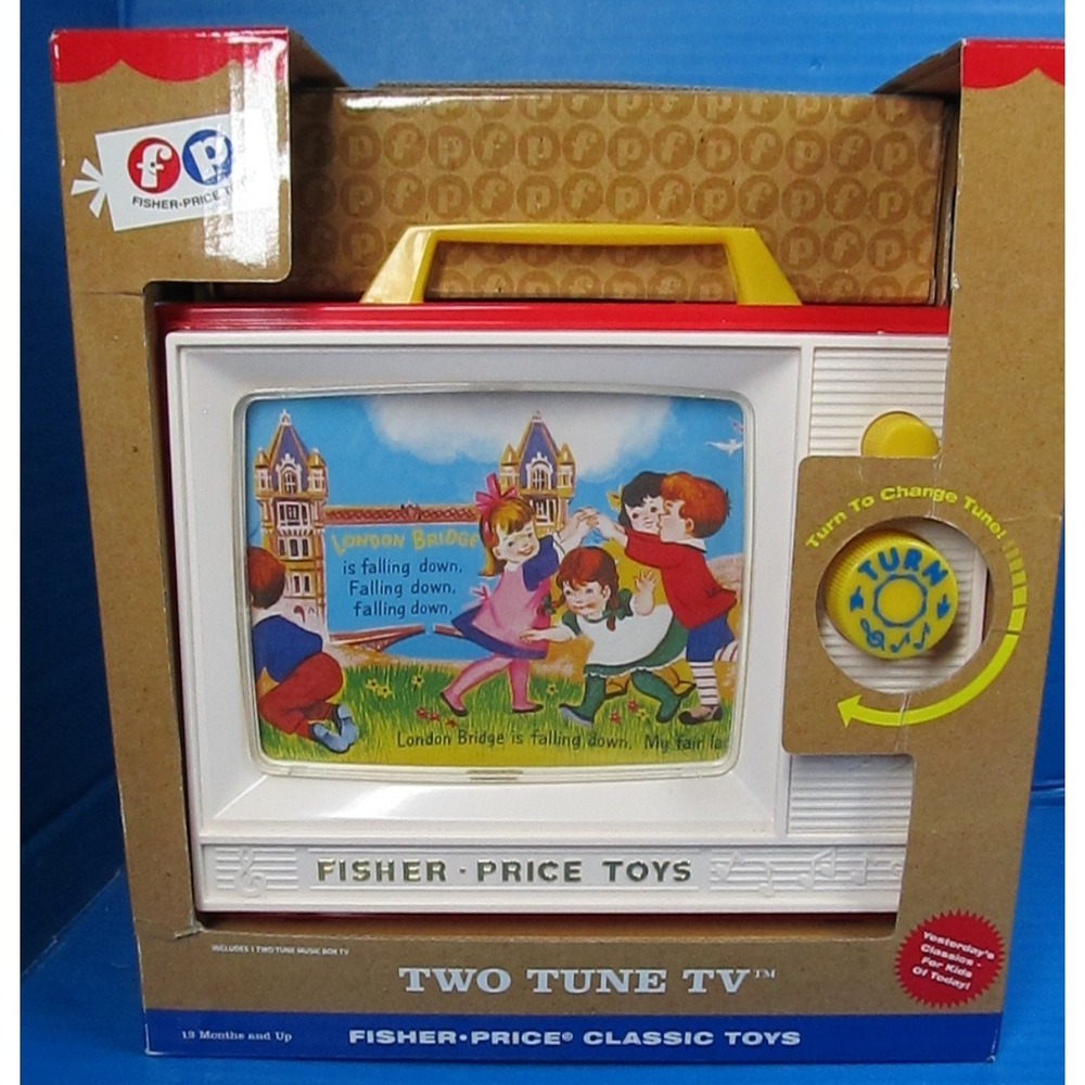 Fisher-Price Two Tone TV London Bridge & Row Row Row Your Boat 2014 Remake